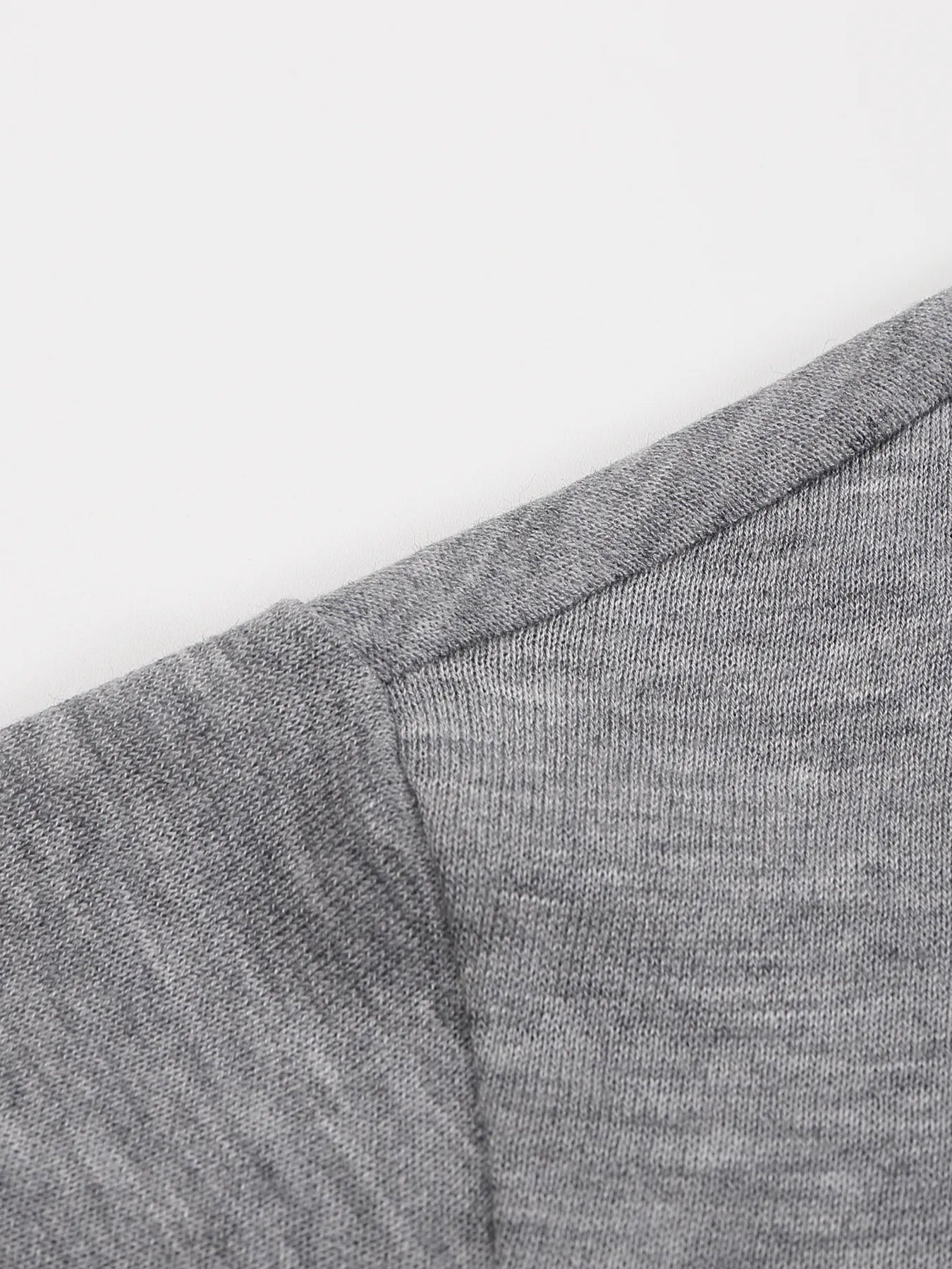 Wool blended printed short-sleeved shirt